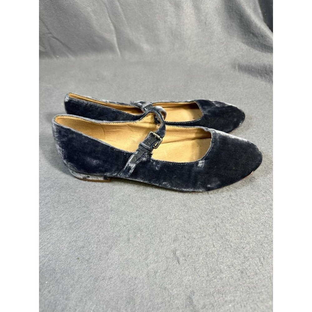 Madewell Lillie Mary Jane Flats Velvet Buckle Ballet Shoes Women’s 7 - Picture 5 of 11